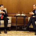 Serraj, Maetig in Russian trade talks
