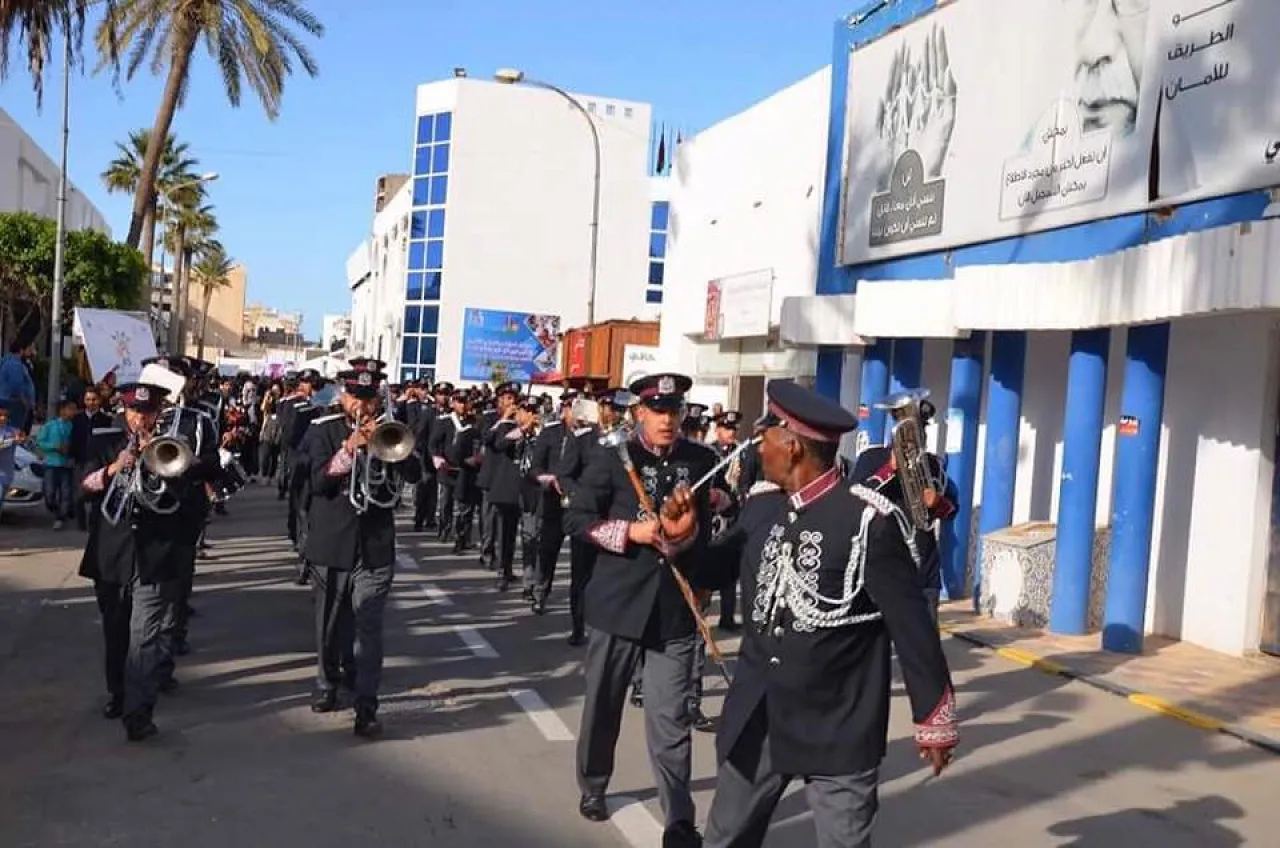 The band played on at the fair (Photo: Social media)