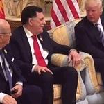 Serraj gains significant but brief encounter with Trump