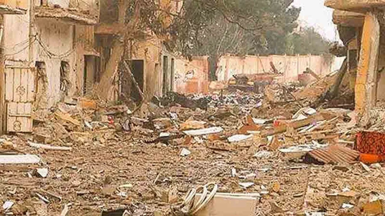 Some of the devastation in Sabri (Photo: social media)