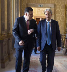 Serraj tells Rome Italian warships can operate in Libyan waters