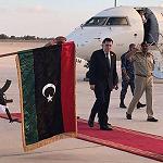 First flight into Tripoli International Airport for three years brings Serraj home