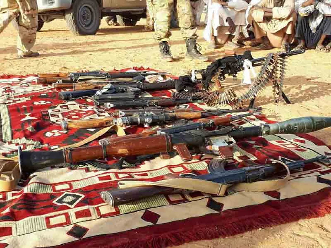 captured  weapons