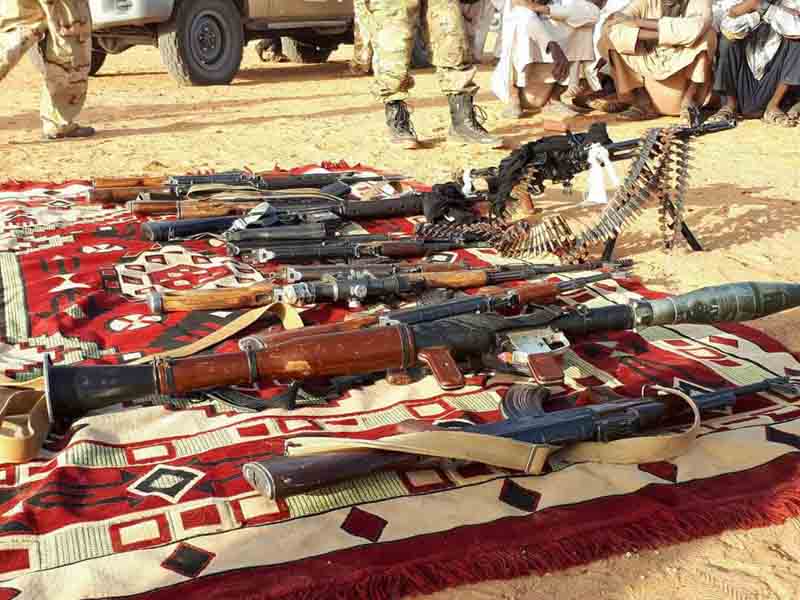 captured  weapons