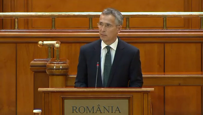 NATO chief warns Russia over Libya