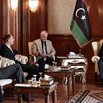 German ambassador meets Serraj, then Hafter