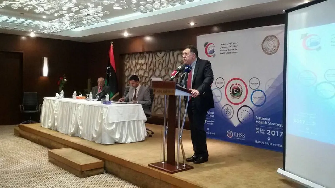 Faiez Serraj took direct control of Libya's health reform, including the failed TUH (Photo: NCHSR).