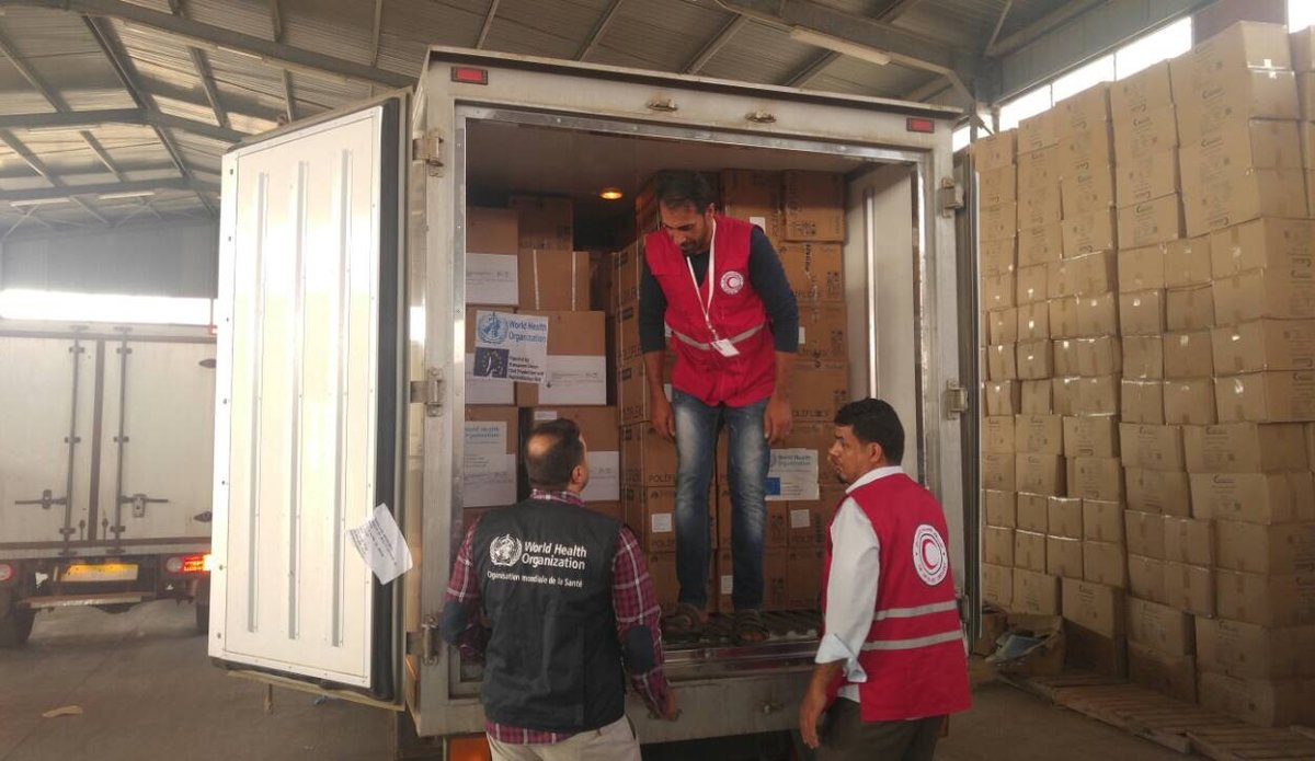 WHO delivers trauma kits to besieged Derna