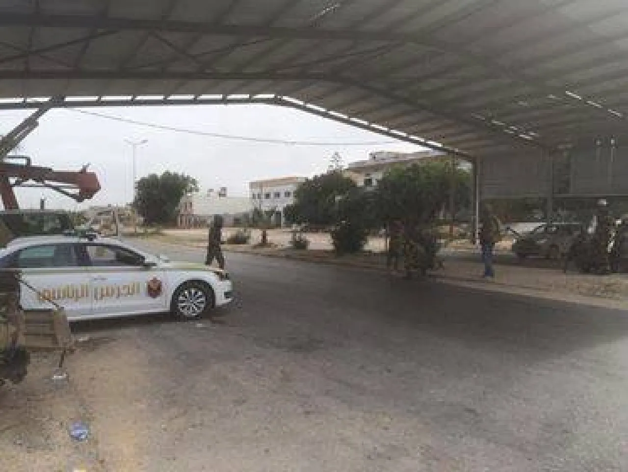 PG forces manning checkpoints along the much troubled main coastal highway between Tripoli and Zawia (Photo: PG).