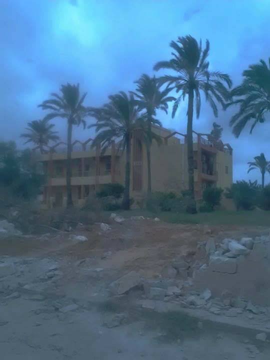 Qaddafi's eldest son's house demolished