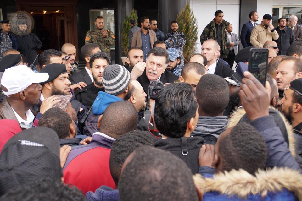 Serraj assures Tawerghan protestors he is planning for their return home