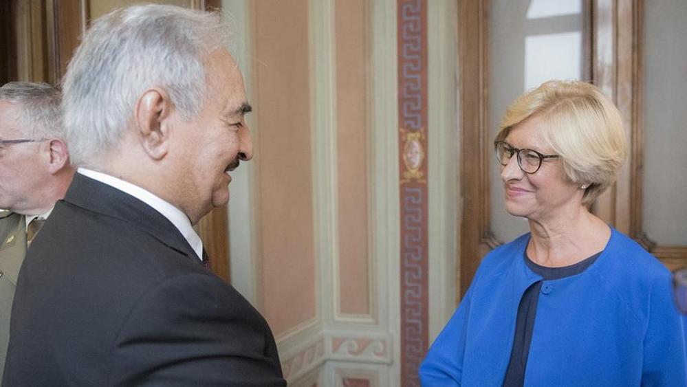 Hafter and Italian government agree to support Salamé action plan