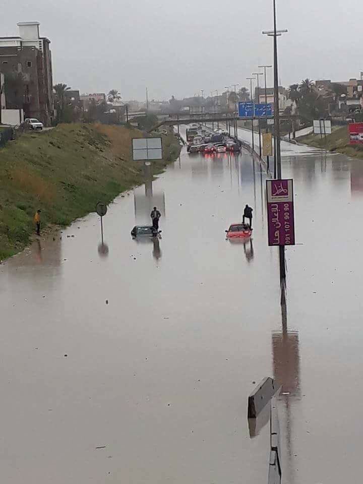 Bad weather closes schools and offices across western Libya