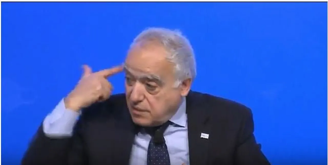 Ghassan Salame speaking about creating the right conditions for elections in Libya said people must be able to vote freely without having a pistol held to their head (Photo: capture from ISPI video).