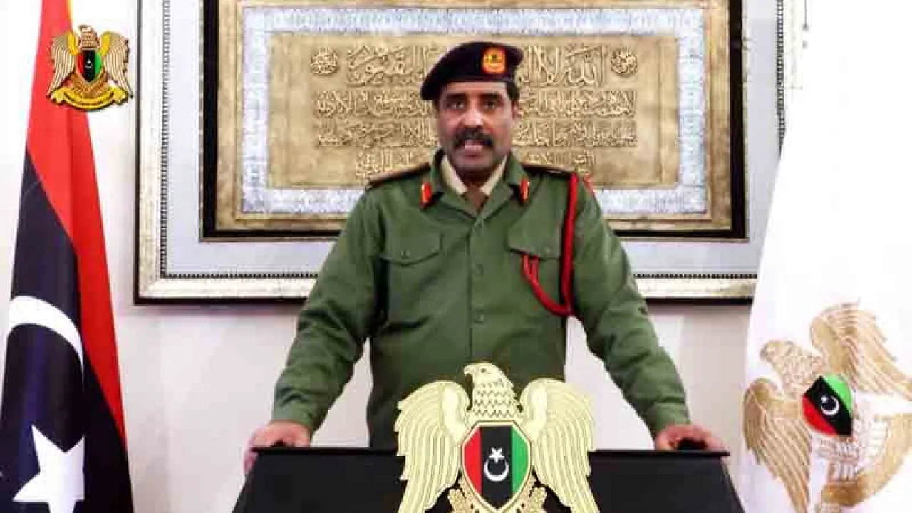 LNA spokesman Colonel Ahmed Mismari (Photo: LANA)