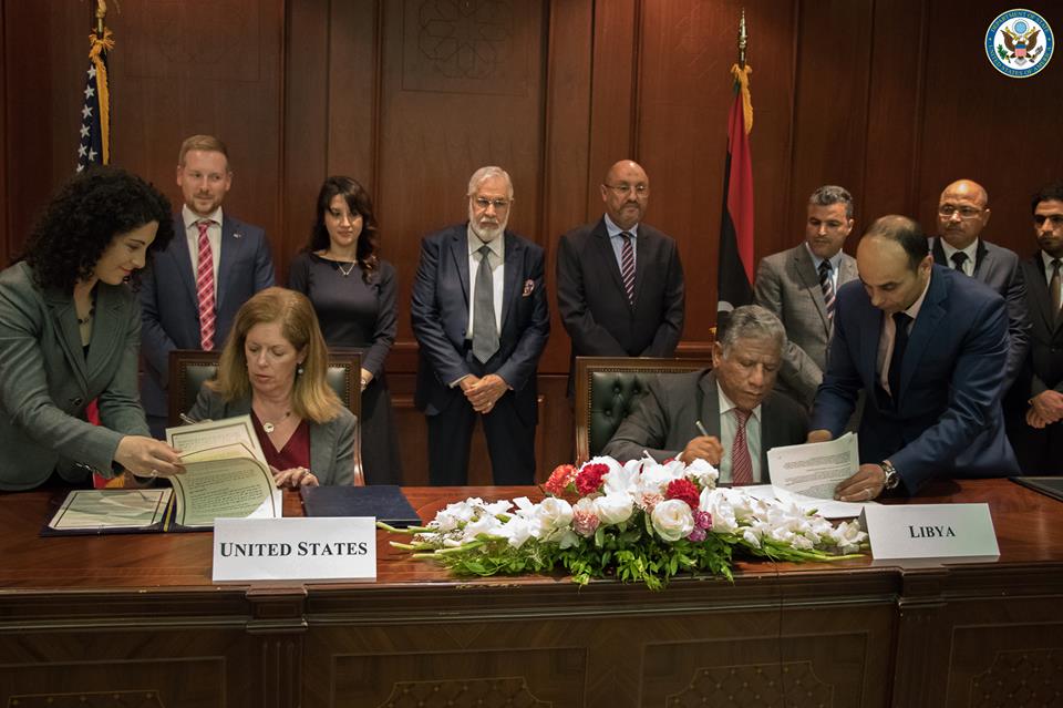 Libya and US sign agreements on policing, prisons and justice