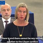 No military solution to Libyan crisis, need to return to dialogue says EU’s Mogherini
