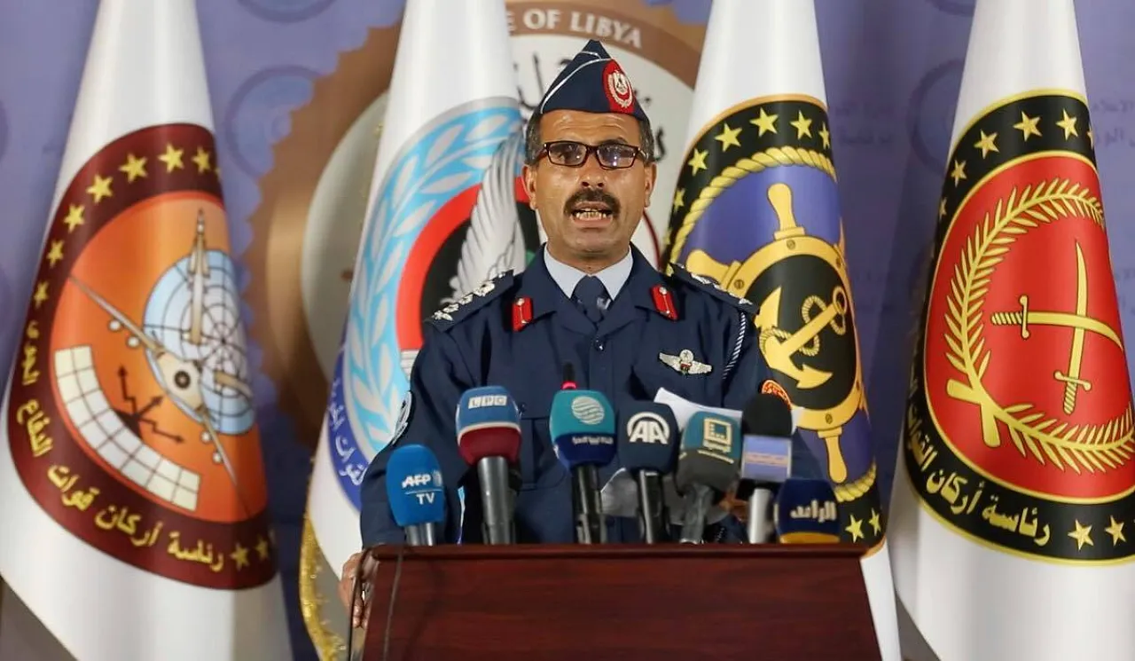 Mohamed Gnunu the Official Spokesperson for the Serraj-aligned Libyan Army (Photo: Archives from PC/GNA).