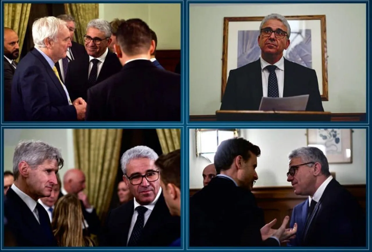 Bashagha during his visit to the British parliament in March 2020. He has been busy establishing a rapport with the international community. Critics say this is part of his election campaign (Photo: MoI).