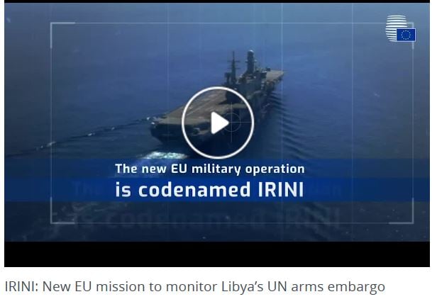 Operation IRINI is offering to monitor Libya's ceasefire (Photo: IRINI).