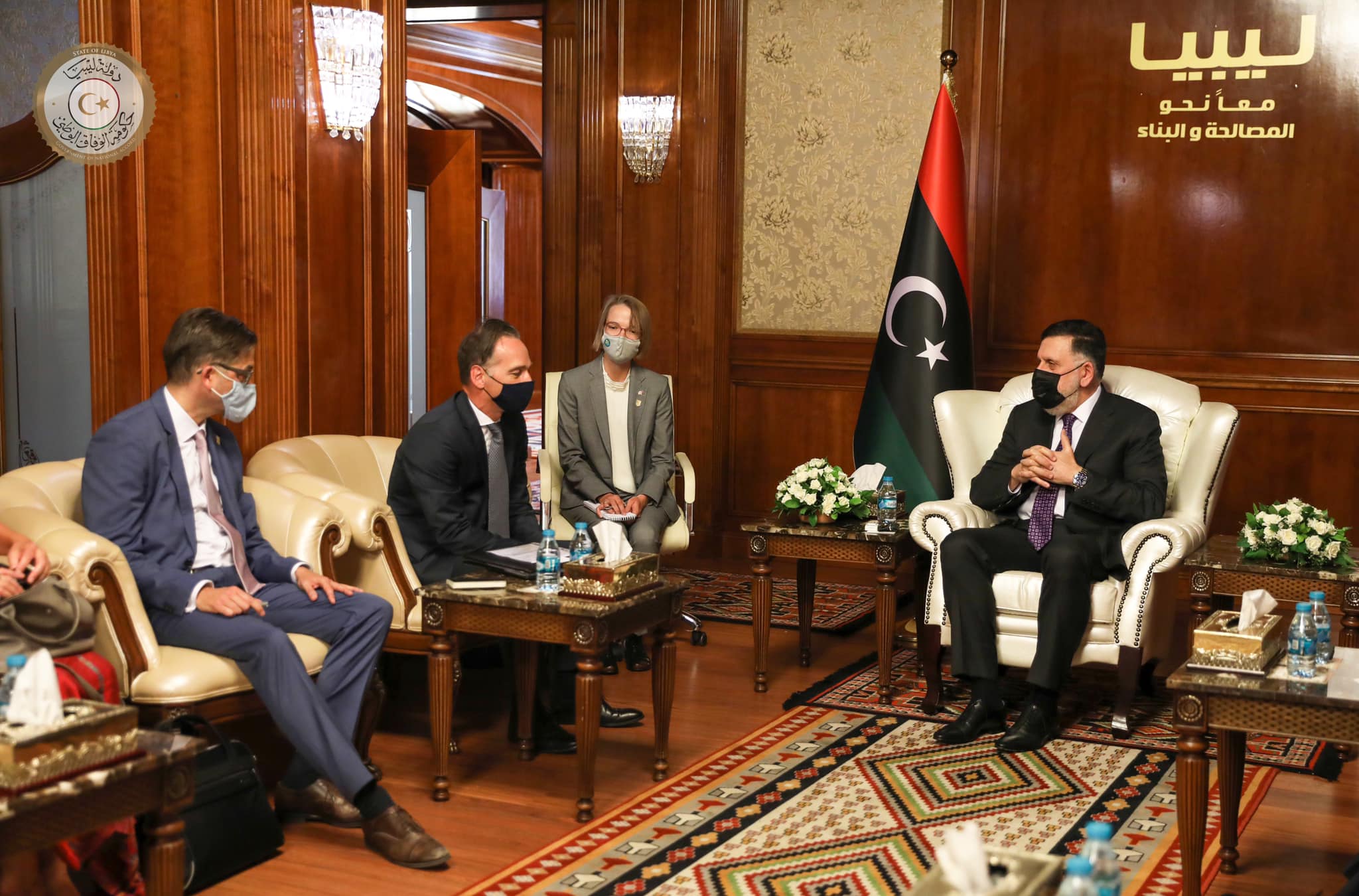 Serraj meets German Foreign Minister Maas, accepts ceasefire with guarantees, criticises IRINI