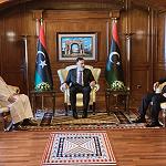 Serraj meets Turkish and Qatari defence ministers to discuss security and defence cooperation