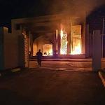 Eastern Libya demonstrators shot at, burn state buildings