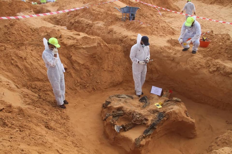 Five new mass graves with 12 bodies have been discovered in Tarhuna (Photo: Authority for Searching and Identifying the Missing).