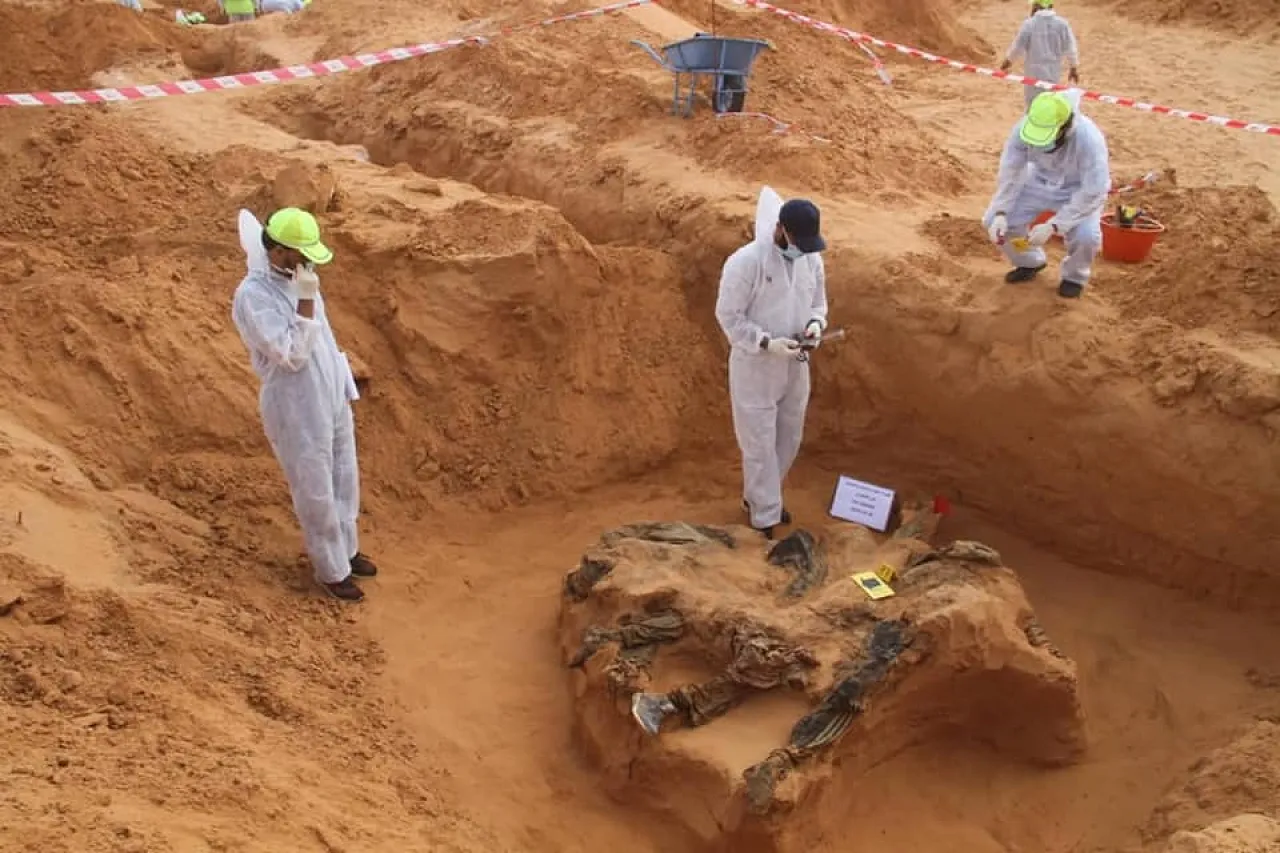 Five new mass graves with 12 bodies have been discovered in Tarhuna (Photo: Authority for Searching and Identifying the Missing).