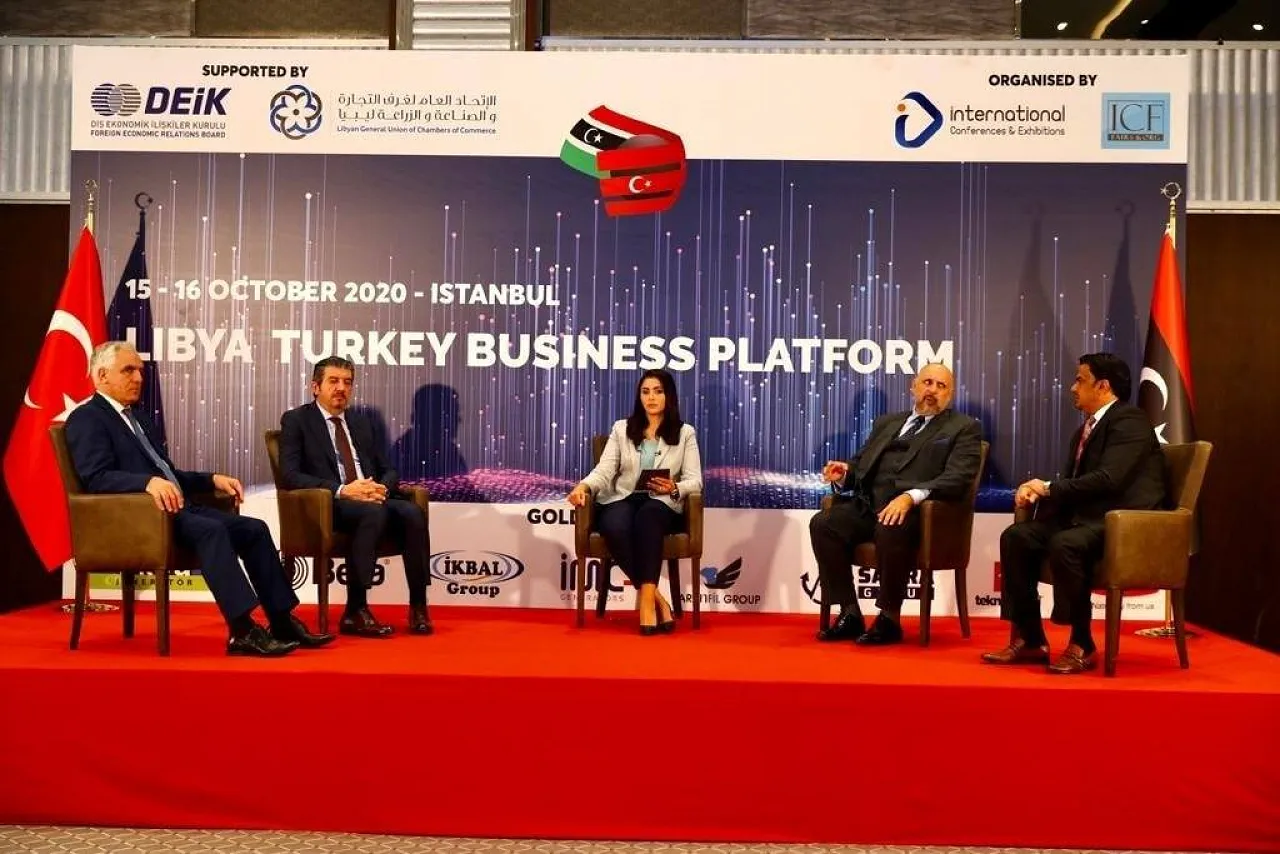 A bilateral trade agreement was signed yesterday at the Libya-Turkey Business Platform, Istanbul 15-16 October (Photo: HoR Tripoli).