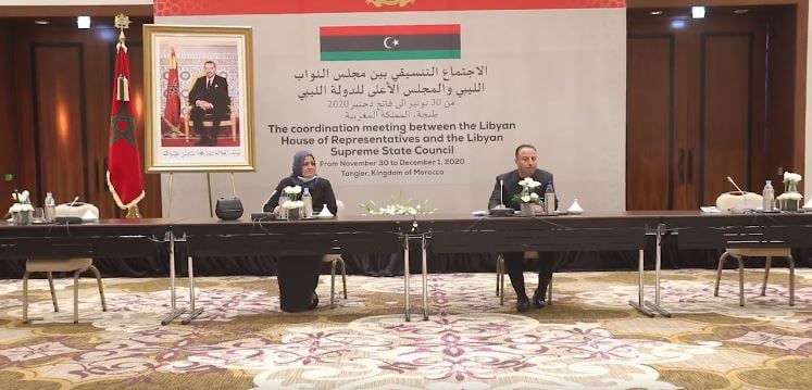 The HoR and HSC 13+13 Committee meetings started in Tangiers, Morocco yesterday (Photo: Tripoli HoR).