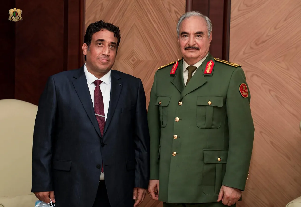 Presidency Council head Menfi must find a solution to the Hafter problem (Photo: LNA Command).