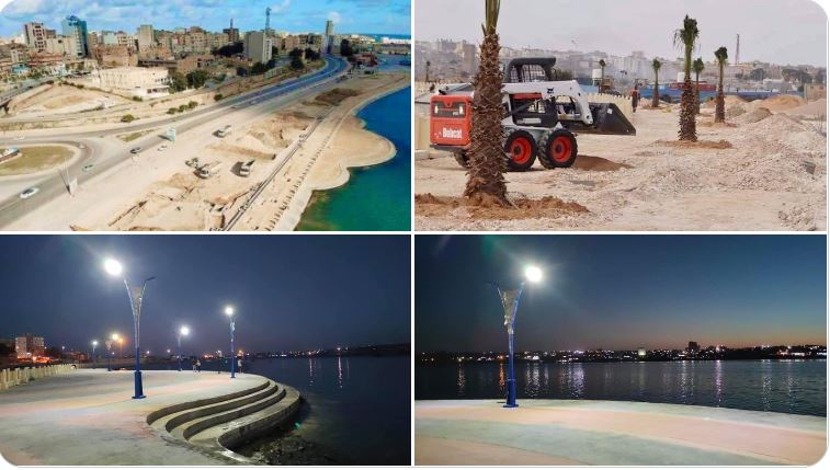 Tobruk Corniche construction project making visible progress