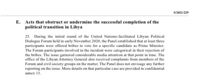 UN withholds from publication LPDF bribery section of its report