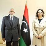 Libya’s first female Foreign Minister Najla Mangoush takes over her duties