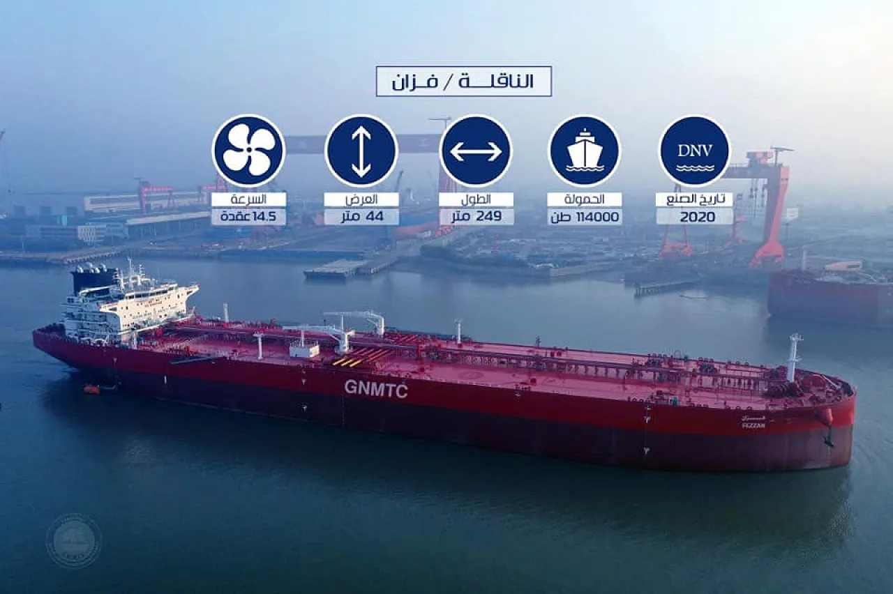 GNMTC's new oil tanker Fezzan (Photo: GNMTC).