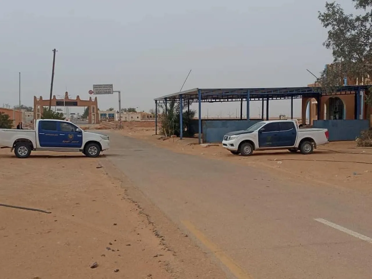 The Libyan Algerian Ghadames-Debdeb border crossing is preparing for its reopening (Photo: Customs Authority).