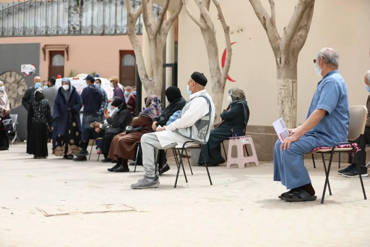 The anti-coronavirus vaccine started to be rolled out across Libya today (Photo: NCDC).