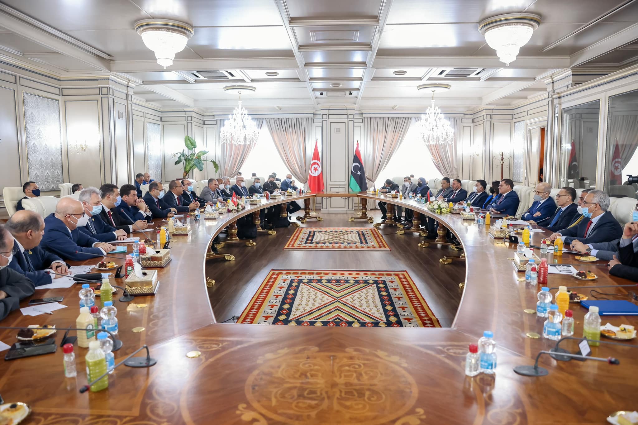Tunisian Prime Minister Mechichi and high-level delegation visit Tripoli