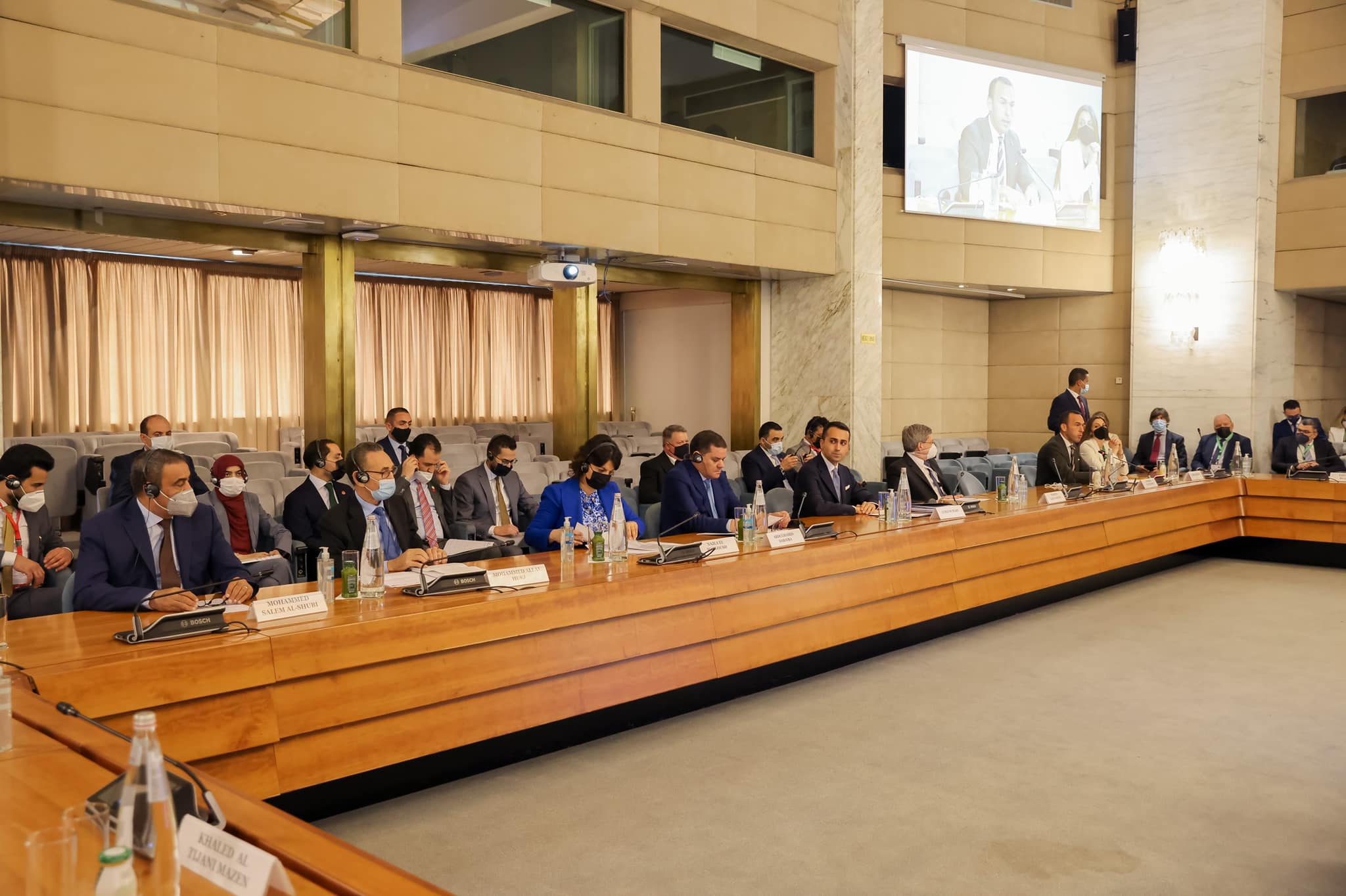 Aldabaiba attends the New Libya Economic Forum in Rome