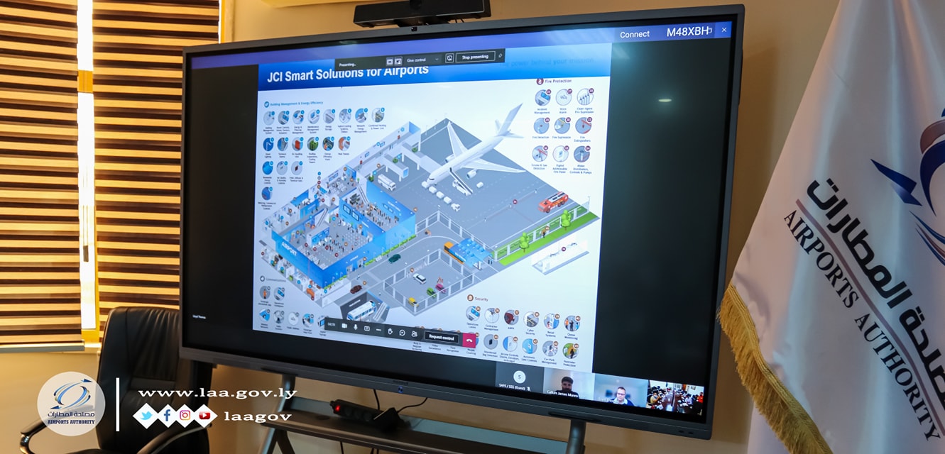 Johnson Controls makes virtual presentation to Libyan Airports Authority