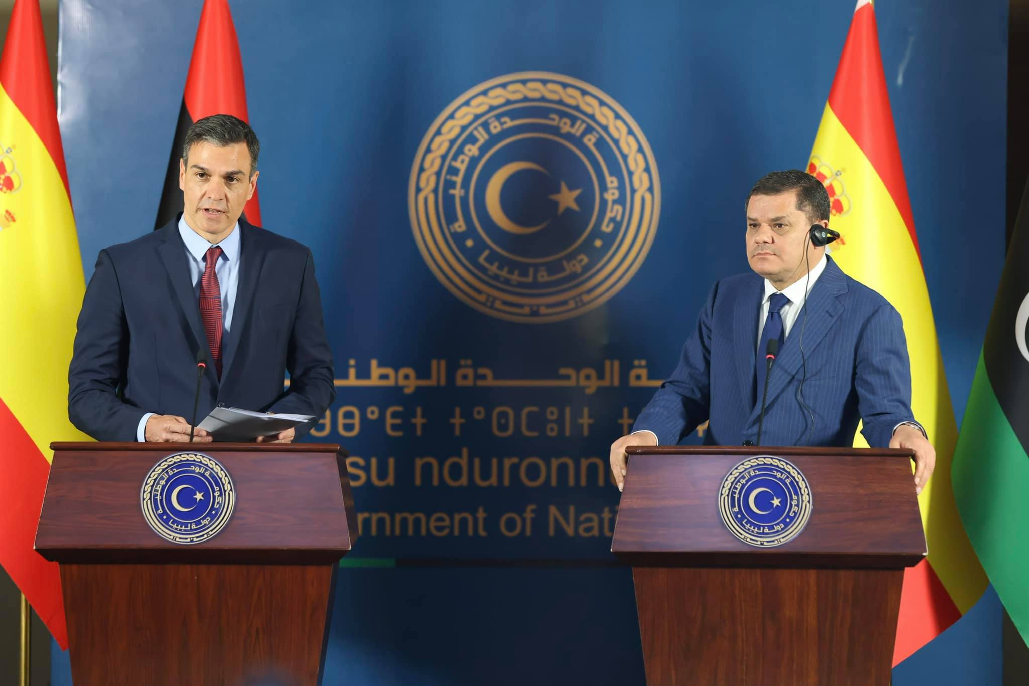 Spanish PM Pedro Sanchez visits Tripoli, reopens embassy - consulate starts issuing Schengen visas