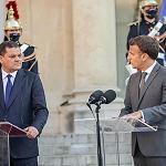 Aldabaiba meets Macron, Minister of Armed Forces Parly and Foreign Minister Le Drian during Paris visit