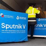 A batch of 100,000 doses of Sputnik V vaccines arrive in Tripoli
