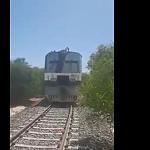 Libya’s Railroad Authority tests old locomotive and 10 KM track from Khoms Port to Khoms station