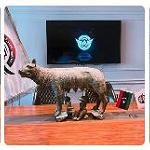 A she-wolf Capitoline bronze statute recovered