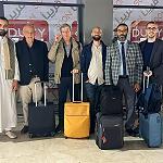 Visiting Italian medical team touring Libyan hospitals across the country