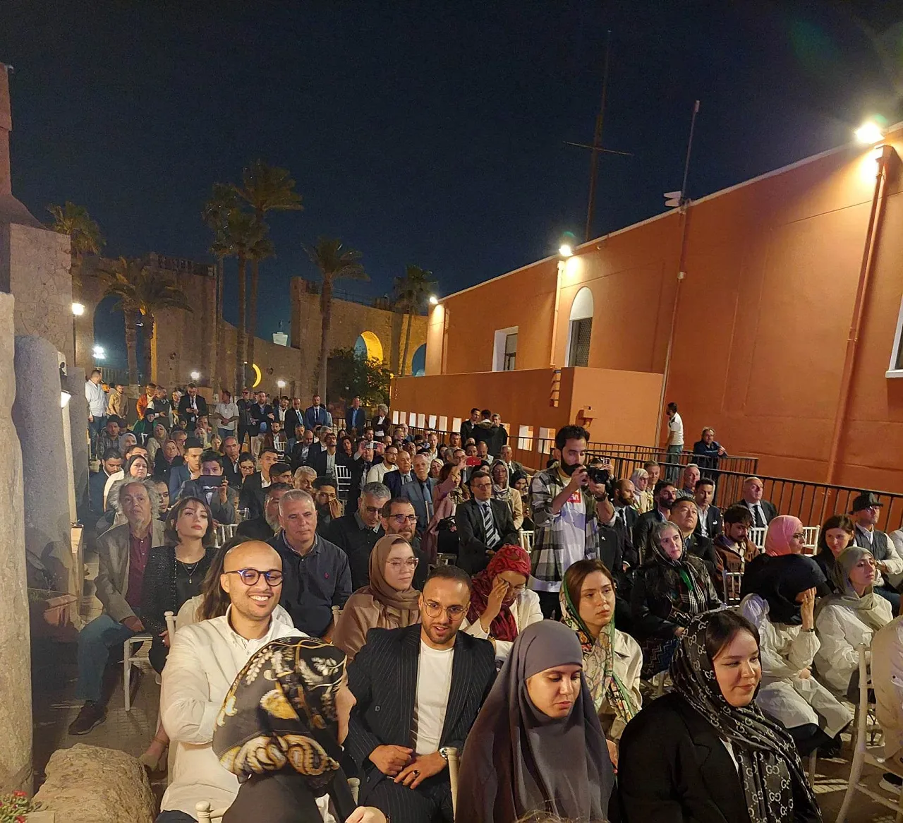 At the concert in the Red Castle organised by the Italian Embassy around 200 guests were encouraged to stand, clap and sing to the bi-lingual collaborations (Photo: Sami Zaptia).