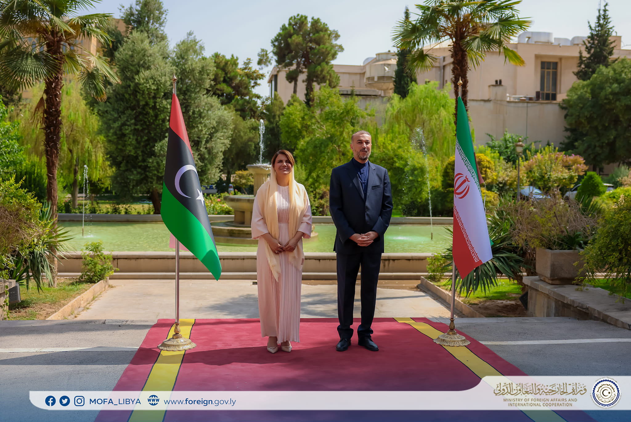 Foreign Minister Mangoush visits Tehran - the first high-level Libyan delegation visit in 16 years