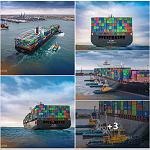 Largest container-loaded ship to enter Libyan ports docks at MFZ